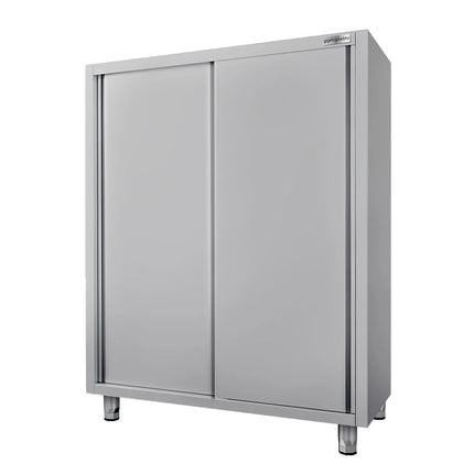 GGM Gastro Commercial Crockery Cabinet ECO - 1400x700mm - 2 Sliding Doors - Height: 1800mm