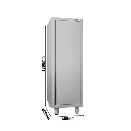 GGM Gastro Commercial Crockery Cabinet ECO - 600x600mm - 1 Double Door - Height: 1800mm