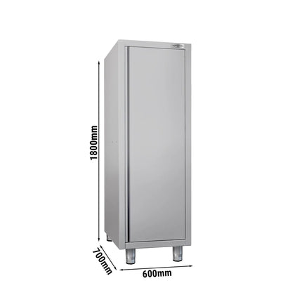 GGM Gastro Commercial Crockery Cabinet ECO - 600x700mm - 1 Double Door - Height: 1800mm
