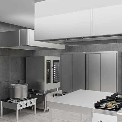 GGM Gastro Commercial Crockery Cabinet PREMIUM - 1400x600mm - 2 Sliding Doors - Height: 1800mm