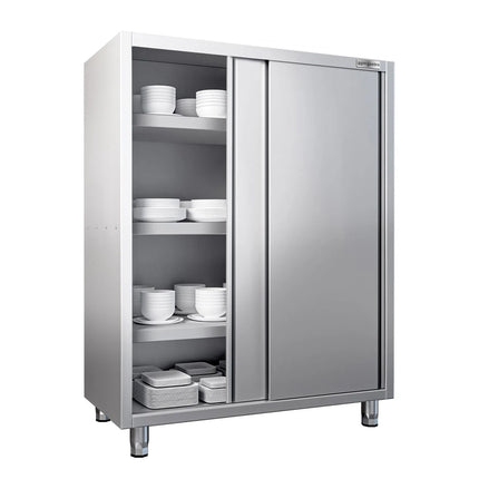 GGM Gastro Commercial Crockery Cabinet PREMIUM - 1400x700mm - 2 Sliding Doors - Height: 1800mm