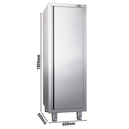 GGM Gastro Commercial Crockery Cabinet PREMIUM - 600x600mm - 1 Double Door - Height: 1800mm