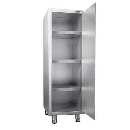 GGM Gastro Commercial Crockery Cabinet PREMIUM - 600x600mm - 1 Double Door - Height: 1800mm