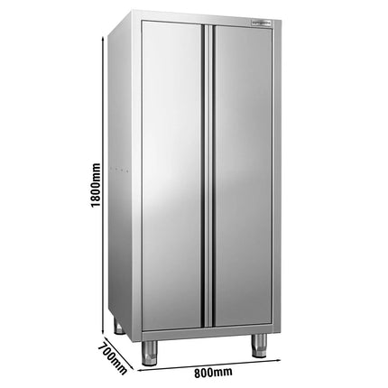 GGM Gastro Commercial Crockery Cabinet PREMIUM - 800x700mm - 2 Double Doors - Height: 1800mm