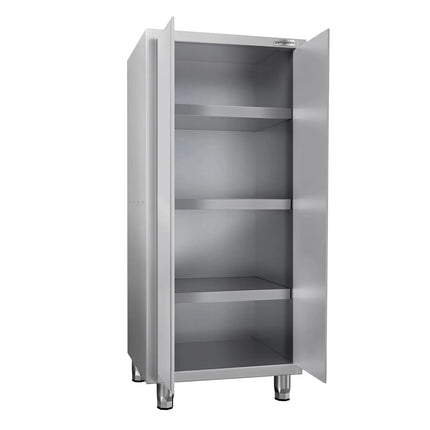 GGM Gastro Commercial Crockery Cabinet PREMIUM - 800x700mm - 2 Double Doors - Height: 1800mm