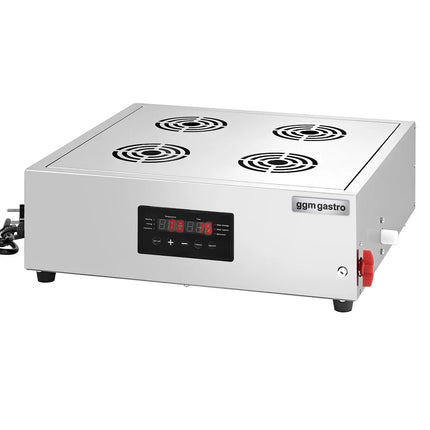 GGM Gastro Commercial Dim Sum & Dumpling Steamer - 2.5kW - Digital - incl. 16 Bamboo Baskets & 4 Lids