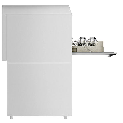 GGM Gastro Commercial Dishwasher - 500mm Basket - Digital Controls - 6kW - with Drain, Rinse Aid & Detergent Pumps
