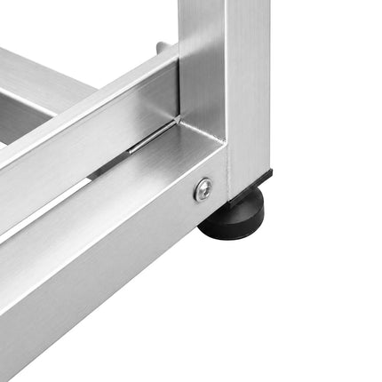 GGM Gastro Commercial Dishwasher Stand – 2 Shelves for 500 × 500 mm Baskets