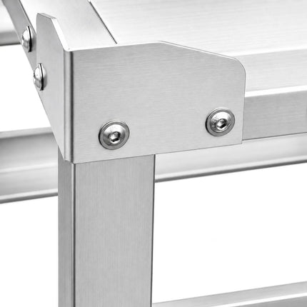 GGM Gastro Commercial Dishwasher Stand – 2 Shelves for 500 × 500 mm Baskets