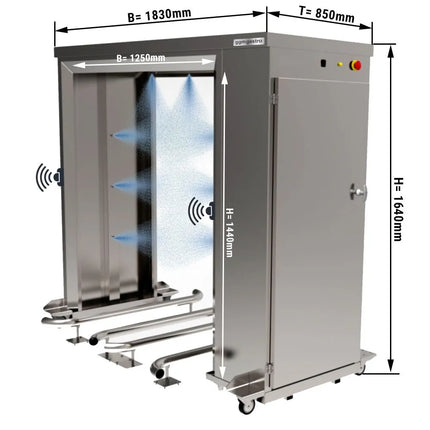 GGM Gastro Commercial Disinfection System - 36L - 50W - Stainless Steel - 1830x850x1640mm