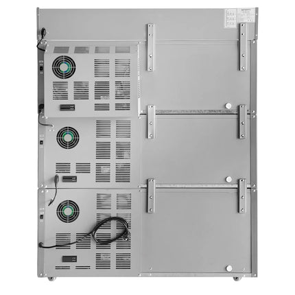 GGM Gastro Commercial Display Chest Freezer (Glass Surround) - 1200x900mm - 420 L - With 6 Sliding Glass Lids - 3 separate cooling levels - For UK