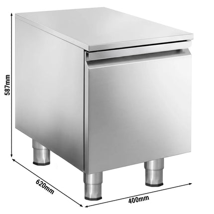 GGM Gastro Commercial Drawer Cabinet – Stainless Steel – 400 × 620 mm – 1 Large Drawer