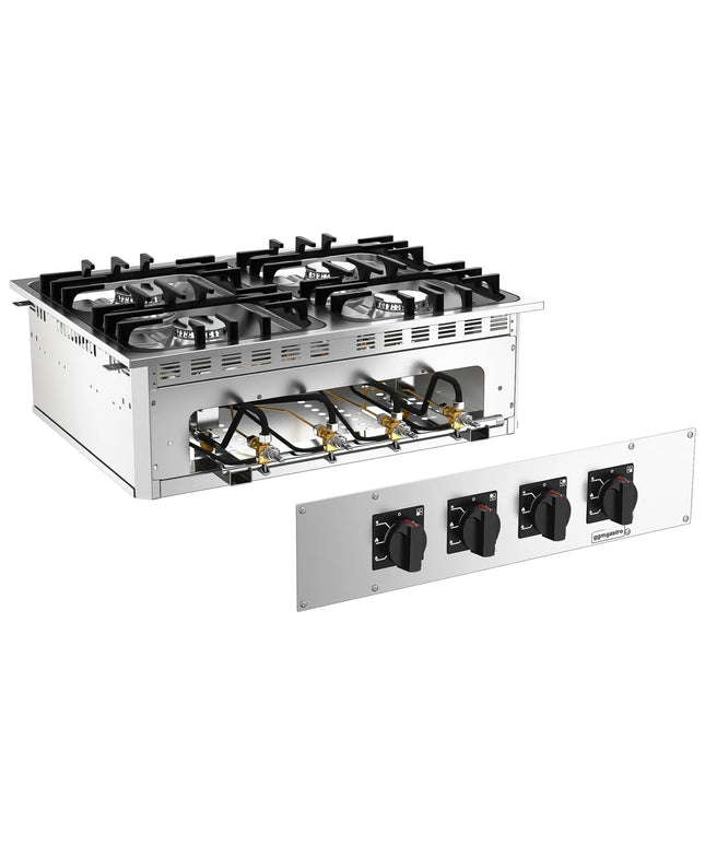 GGM Gastro Commercial Drop-in Gas Hob – 30 kW – 4 Burners