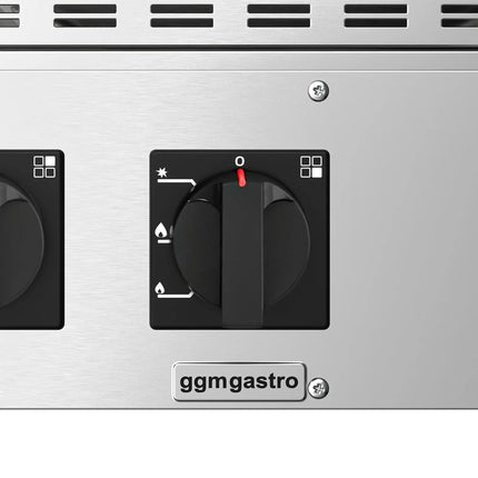 GGM Gastro Commercial Drop-in Gas Hob – 30 kW – 4 Burners