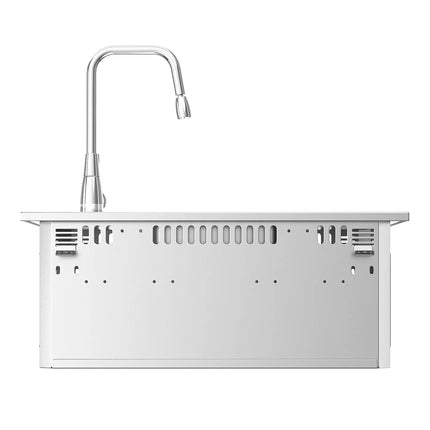GGM Gastro Commercial Drop-in Hand Wash Sink – Stainless Steel – with tap - Hot & Cold Water Connection