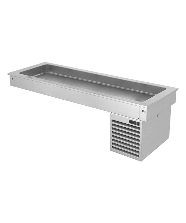 GGM Gastro Commercial Drop-in Refrigerated Well - 1800mm - +2 to +8°C - 5x GN 1/1 - 410W