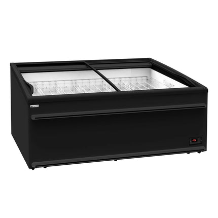 GGM Gastro Commercial Dual-Temperature Island Chiller/Freezer - 2106x858mm - 483 Litres - Black