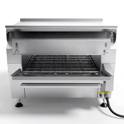 GGM Gastro Commercial Electric Chargrill - Conveyor - 630mm - Countertop - 1500mm Deep - 12 Burners