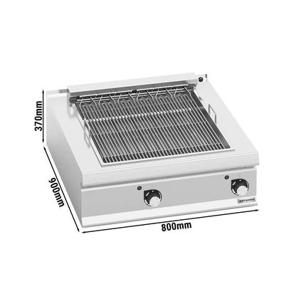 GGM Gastro Commercial Electric Chargrill Paolo 900 - 10.8kW - Countertop - 900mm Deep