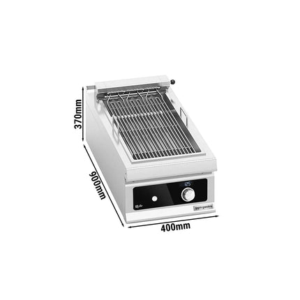 GGM Gastro Commercial Electric Chargrill Paolo 900 - 400mm - 900mm Deep - 1 Grill Grids - Bflex Digital Controls