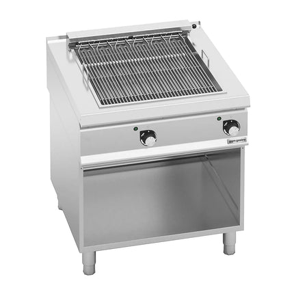 GGM Gastro Commercial Electric Chargrill Paolo 900 Series - 10.8kW - Freestanding - with Leg Stand - 900mm Deep