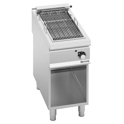 GGM Gastro Commercial Electric Chargrill Paolo 900 Series - 5.4kW - Freestanding - with Leg Stand - 900mm Deep