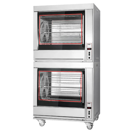 GGM Gastro Commercial Electric Chicken Rotisserie Oven - 20kW - with 14 Skewers for up to up to 84 chickens
