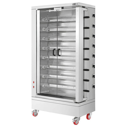 GGM Gastro Commercial Electric Chicken Rotisserie Oven - 26.4kW - with 8 Skewers for up to 48 chickens