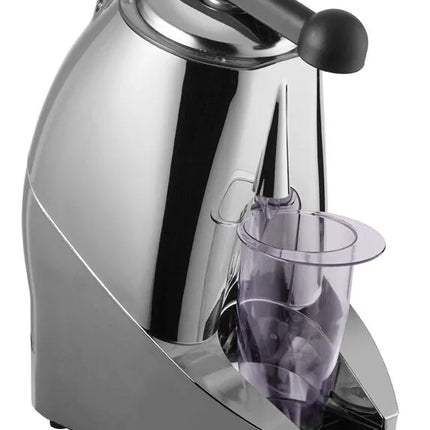 GGM Gastro Commercial Electric Citrus Juicer - 570W - 10.31kg - with press arm, dishwasher-safe parts up to 90°C - Silver (Single)