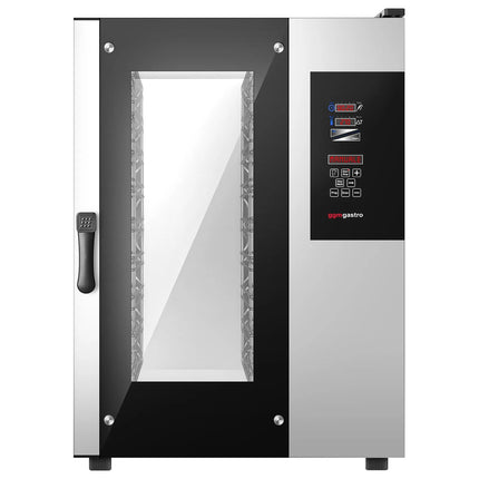 GGM Gastro Commercial Electric Combi Oven- Digital Controls - 10x GN 1/1 - incl. Automatic washing system, Core temperature probe, HACCP monitoring, USB