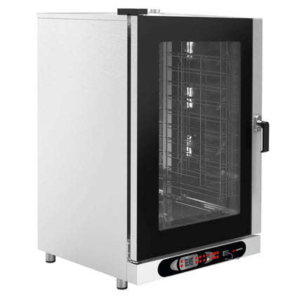 GGM Gastro Commercial Electric Combi Oven -  Digital Controls - 10x GN 1/1 or 10x EN 600x400 - incl. Automatic washing system, Wi‑Fi & USB, Humidity control