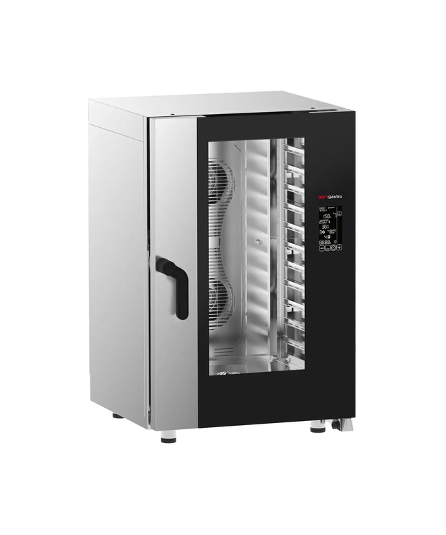 GGM Gastro Commercial Electric Combi Oven- Digital Controls - 11x GN 1/1 - incl. Automatic washing system & Core temperature probe
