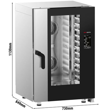 GGM Gastro Commercial Electric Combi Oven- Digital Controls - 11x GN 1/1 - incl. Automatic washing system & Core temperature probe