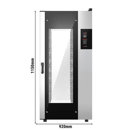 GGM Gastro Commercial Electric Combi Oven - Digital Controls - 20x GN 1/1 or 10x GN 2/1 - incl. Automatic washing system, Core temperature probe, HACCP monitoring & USB