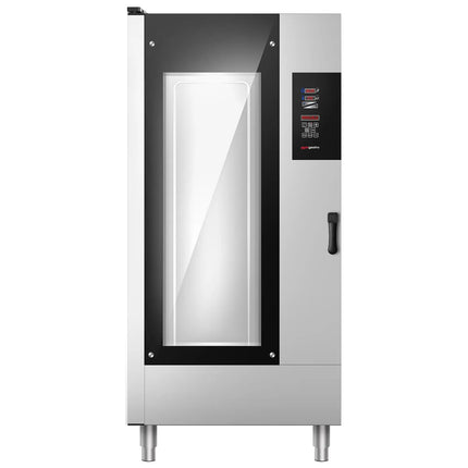 GGM Gastro Commercial Electric Combi Oven- Digital Controls - 20x GN 1/1 - incl. Automatic washing system, Core temperature probe & Trolley