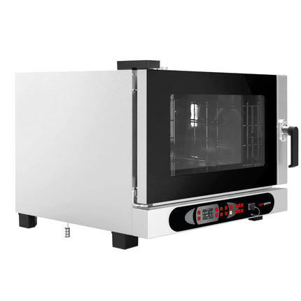 GGM Gastro Commercial Electric Combi Oven- Digital Controls - 4x GN 1/1 or 4x EN 600x400 - incl. Automatic washing system, Wi‑Fi & USB