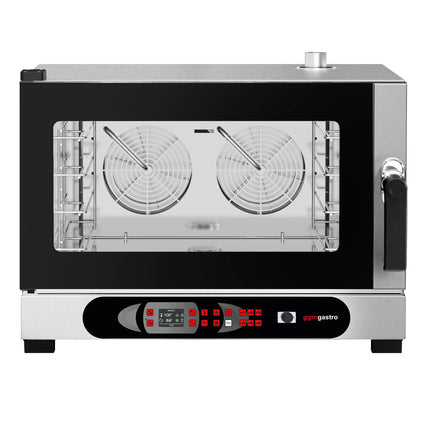 GGM Gastro Commercial Electric Combi Oven- Digital Controls - 4x GN 1/1 or 4x EN 600x400 - incl. Automatic washing system, Wi‑Fi & USB