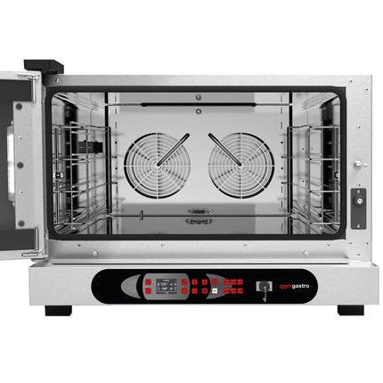 GGM Gastro Commercial Electric Combi Oven- Digital Controls - 4x GN 1/1 or 4x EN 600x400 - incl. Automatic washing system, Wi‑Fi & USB