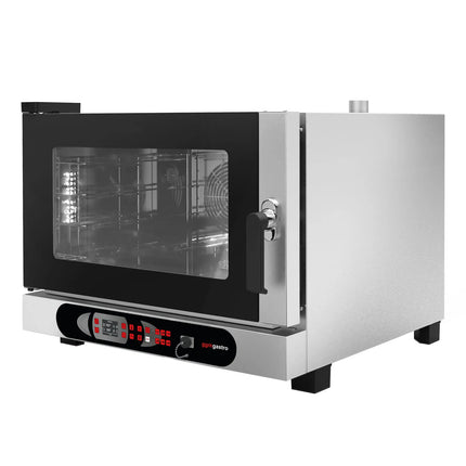GGM Gastro Commercial Electric Combi Oven- Digital Controls - 4x GN 1/1 or 4x EN 600x400 - incl. Automatic washing system, Wi‑Fi & USB