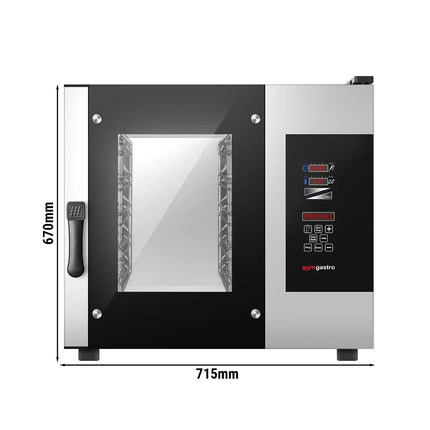 GGM Gastro Commercial Electric Combi Oven- Digital Controls - 5x GN 1/1 - incl. Automatic washing system, Core temperature probe, HACCP monitoring, USB