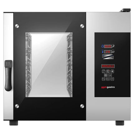 GGM Gastro Commercial Electric Combi Oven- Digital Controls - 5x GN 1/1 - incl. Automatic washing system, Core temperature probe, HACCP monitoring, USB