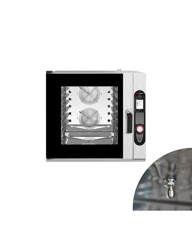 GGM Gastro Commercial Electric Combi Oven - Digital Controls - 7x GN 1/1 - incl. Automatic washing system