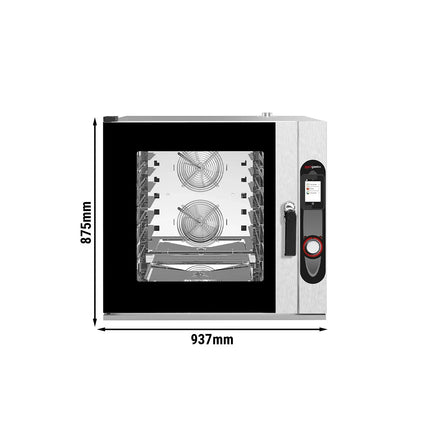 GGM Gastro Commercial Electric Combi Oven - Digital Controls - 7x GN 1/1 - incl. Automatic washing system