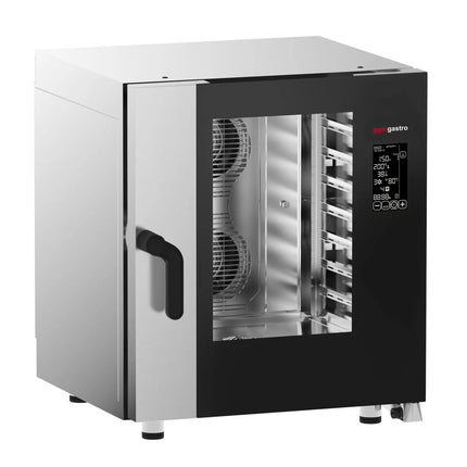 GGM Gastro Commercial Electric Combi Oven - Digital Controls - 7x GN 1/1 - incl. Automatic washing system, Core temperature probe, Direct steam injection