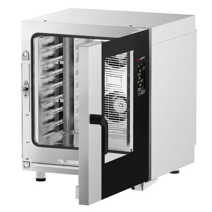 GGM Gastro Commercial Electric Combi Oven - Digital Controls - 7x GN 1/1 - incl. Automatic washing system, Core temperature probe, Direct steam injection