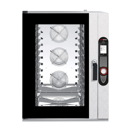GGM Gastro Commercial Electric Combi Oven- Digital Controls - Time, core & cavity temperature with humidity indicator - 12x GN 1/1 - incl. Automatic washing system