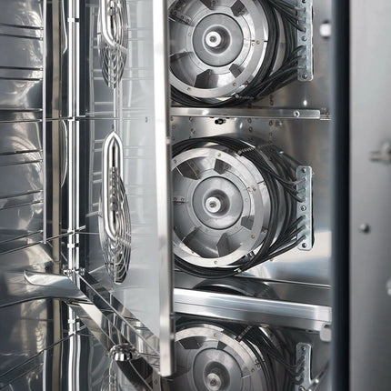 GGM Gastro Commercial Electric Combi Oven- Digital Controls - Time, core & cavity temperature with humidity indicator - 12x GN 1/1 - incl. Automatic washing system