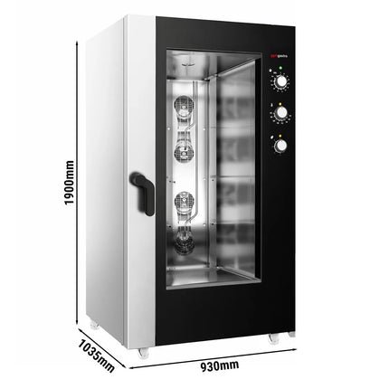 GGM Gastro Commercial Electric Combi Oven - Manual Controls - 20x GN 1/1 - incl. Trolley rack