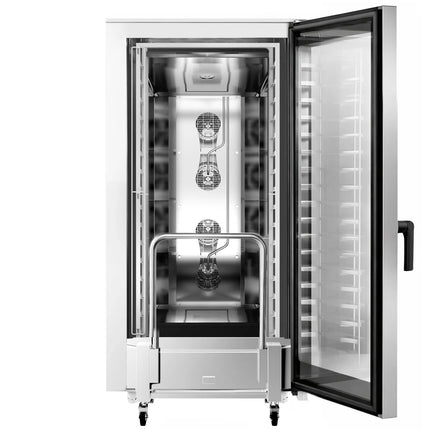 GGM Gastro Commercial Electric Combi Oven - Manual Controls - 20x GN 1/1 - incl. Trolley rack