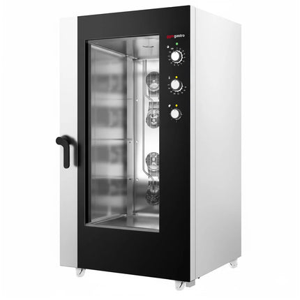 GGM Gastro Commercial Electric Combi Oven - Manual Controls - 20x GN 1/1 - incl. Trolley rack